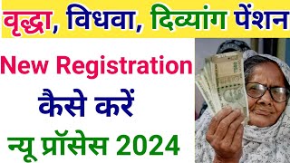 UP Pension New Registration 2024  UP Pension Online Kaise Kare  Old Age Pension Registration [upl. by Kerrie23]