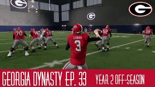 YEAR TWO OFFSEASON DO WE BRING IN OUR NEXT WAVE OF GREATS  Georgia Bulldogs Dynasty Ep 33 [upl. by Teresita]