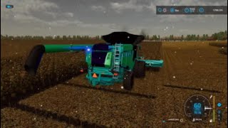 Harvesting Sunflowers Mulching a fields for Seeding  eurekafarms  EP6  fs22 [upl. by Glory]