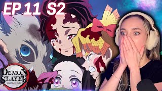 Season Finale DEMON SLAYER REACTION S2 Ep11 Entertainment District quotNo Matter How Many Livesquot [upl. by Strader]