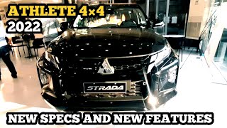 2022 MITSUBISHI STRADA ATHLETE 4×4 BLACK EDITION REVIEW SPECS AND PRICE [upl. by Attesoj802]