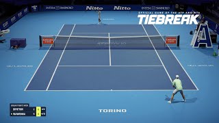 TIEBREAK  Stan Wawrinka Vs Grigor Dimitrov I Nitto ATP Finals I Expert Difficulty PS5 [upl. by Idok]