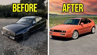 FULL RESTORATION  VW CORRADO G60  NO TALKING [upl. by Cacilia580]