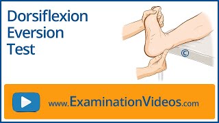 Dorsiflexion Eversion Test [upl. by Marriott]