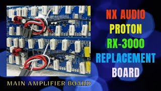 RX3000 REPLACEMENT KIT II NX AUDIO ORIGINAL KIT II PA AMPLIFIER [upl. by Lauter443]