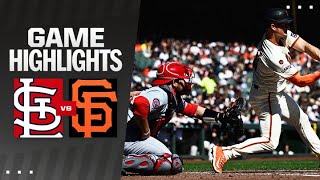 Cardinals vs Giants Game Highlights 92924  MLB Highlights [upl. by Asiak285]