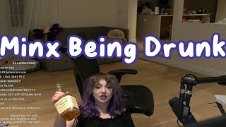 Justaminx FUNNY Drunk Moments  Recent minx twitch stream [upl. by Ettenotna573]