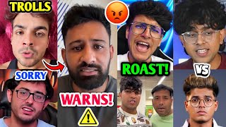 FINAL WARNING Rajat Dalal to CarryMinati😱⚠️ Triggered Insaan ROAST Puneet amp Joginder Jonathan [upl. by Elvira]