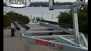 STEADY SingleAxle Pontoon Trailer  SG2720P [upl. by Lanod779]