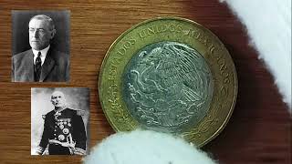 La increible historia detrás de esta moneda de 20 pesos ¡Tremenda invasión a México [upl. by Laddie]