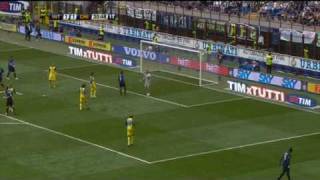 SKY 090510 Inter vs Chievo 43 [upl. by Alfred23]