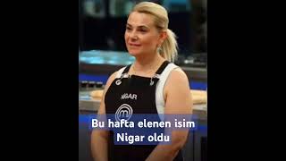 Bu hafta elenen isim Nigar oldu masterchef [upl. by Asilaj981]