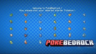 An AWESOME pokemon addon for MCBE Pokebedrock public ver Showcase  12070 [upl. by Yespmed]