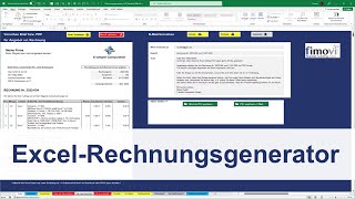 Automatisiert Rechnungen erstellen mit Excel [upl. by Nahtam470]