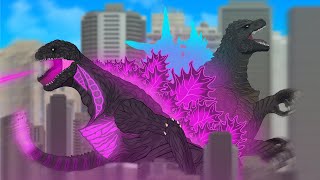 GODZILLA MINUS ONE vs SHIN GODZILLA Evoled  Epic Monster Battle  ANIMATION  Part 2 [upl. by Steck950]