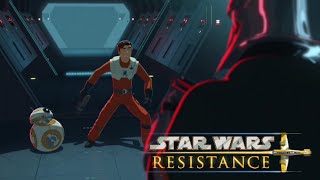 Poe Dameron vs Phasma  Star Wars Resistance [upl. by Anomar]