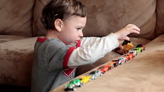 Children with Autism Spectrum Disorder Playing with Toys [upl. by Yarw]