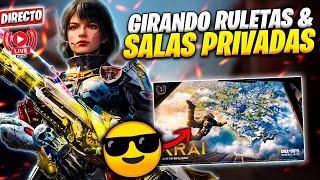 🚨GIRAN RULETAS y JUGANDO CON SEGUIDORES SALAS PRIVADAS  KRAI BATTLE ROYALE COD MOBILE  LoboJz [upl. by Atinahs]