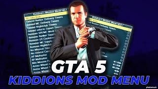 GTA 5 Mod Menu  GTA 5 Kiddions Mod Menu 101  GTA 5 Online  Undetected  Última versão [upl. by Smith]