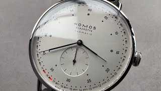 NOMOS Glashütte Metro Neomatik Update 1165 NOMOS Glashütte Watch Review [upl. by Ennayrb]