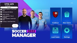 SM 25 mod apk v121 unlimited money  premium  facility  stadium [upl. by Ataynek]