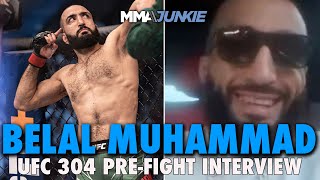 Belal Muhammad Details Elevator RunIn with Leon Edwards Team I Smelled Fear  UFC 304 [upl. by Pulling]