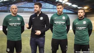 Marathonbet  Hibernian Goal Celebration Makeover [upl. by Selrahcnhoj]