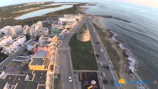 La Spiaggia di Torre Mozza di Ugento video effettuato con drone sulla zona della torre [upl. by Ahsekal]