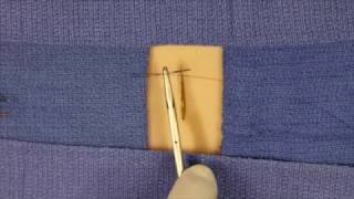 Running Horizontal Mattress Suture Technique [upl. by Hootman]