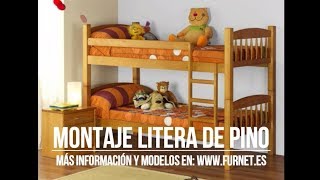 Montaje literas madera de pino Furnet [upl. by Rourke]