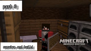 explore and make furniture in seed  867677604900324654  mineshaft  Minecraft part 3 [upl. by Annairdna]