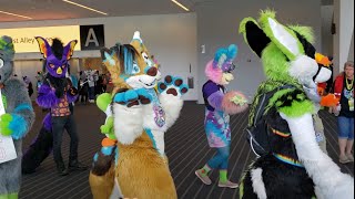 Anthrocon 2019 Fursuit Parade HD [upl. by Aisyat]