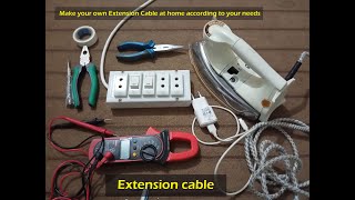 Extension cable  Make your own Extension cable at home according to your needs  Smart Tech [upl. by Avie773]