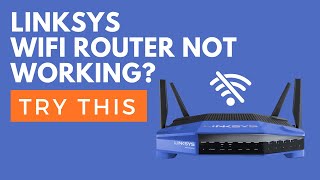 Linksys Router Not Working Do This [upl. by Naitsirhc]