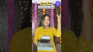 Shopsy Jewellery Haul Under Rs 400 Diwali Jewellery Ideas shopsybyflipkart shopsyfinds [upl. by Amalie]