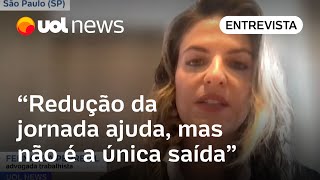 Escala 6x1 Brasil está entre os países com jornada mais excessiva diz advogada trabalhista [upl. by Risan267]