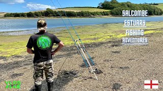 Sea Fishing Uk  Salcombe Estuary Bass Fishing Adventures  Vlog145 [upl. by Forsta]