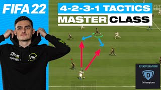 Play 4231 Custom Tactics like a Pro FIFA 22 Masterclass [upl. by Nettle959]