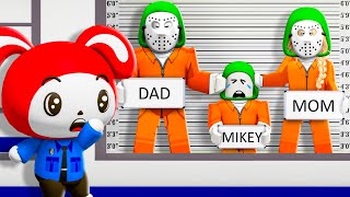 POLICE JJ Caught CRIMINAL Mikey Family in JAIL  Maizen Roblox  ROBLOX Brookhaven🏡RP FUNNY MOMENTS [upl. by Stag]