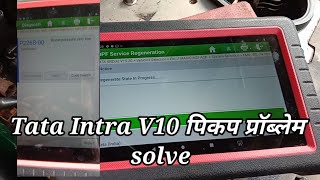 TATA Intra V 10  P226B00 Boost Pressure Very low  DPF Regeneration  Scan plus X Launch [upl. by Alinoel]