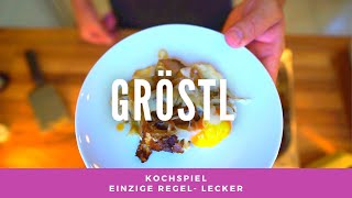 Perfektes Gröstl I Kochspiel auf bayrisch I einfach und rustikal I schnelles Rezept [upl. by Ennovahc]