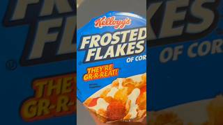 Cereal  Frosted Flakes funny cereal viralvideo food shorts [upl. by Eelirrem88]