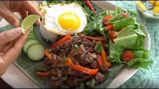 【cc】Thai Basil StirFry Beef  30 Minute Recipe  泰式罗勒炒肉碎饭 [upl. by Euk]