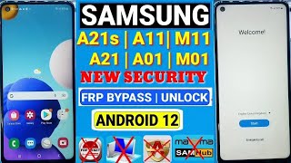 Samsung A21s Frp Bypass Without Pc 2024  Samsung A21s A21A11M11 A01 M01 FRP Bypass Android 12 [upl. by Cantu]