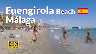 Fuengirola Beach 4K Costa del Sol Málaga Spain 🇪🇸 [upl. by Storfer484]