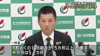 全トヨタ労連が春闘の要求書を提出 ベアは2000年以降“過去最高水準” 240214 2158 [upl. by Greiner639]