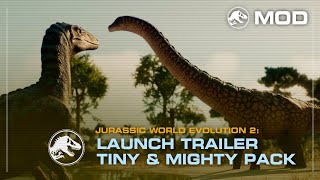 quotTiny amp Mightyquot Mod Pack Release Trailer  feat BestInSlotGaming  Jurassic World Evolution 2 [upl. by Niarda]