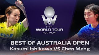 FULL MATCH  Kasumi Ishikawa vs Chen Meng 2019  BEST of Australia Open [upl. by Kanor]