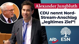 Unfassbar CDU nennt NordStreamAnschlag „legitimes Ziel“ – Alexander Jungbluth AfD [upl. by Silvia]