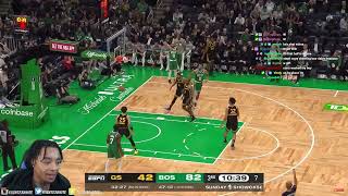 FlightReacts To WARRIORS at CELTICS  FULL GAME HIGHLIGHTS  March 3 2024 [upl. by Ecadnac]